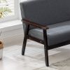 Bahamas 45" Dark Gray Loveseat