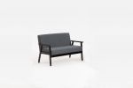 Bahamas 45" Dark Gray Loveseat